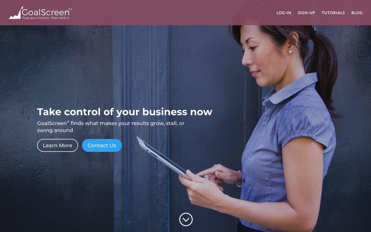 The GoalScreen site